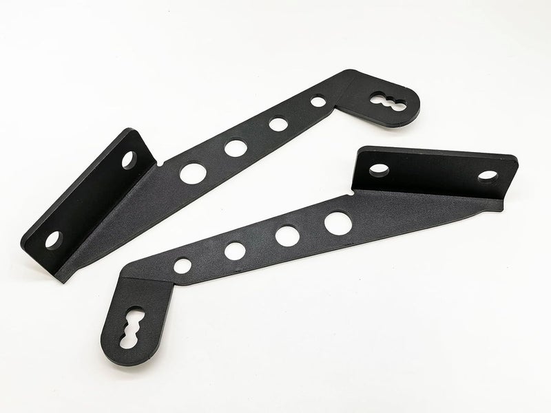 DarSeity Hood Hinges Mount 32" Light Bar Brackets for Jeep Wrangler JL JLU Gladiator JT 2018-2023, for Auxiliary Off-Road Lighting (for Jeep Wrangler JL) - Image 5